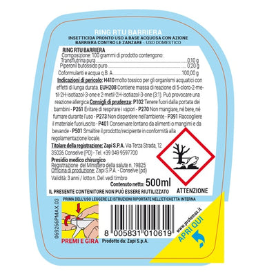 Spary ambiente insetticida antizanzare - 500 ml - Protemax