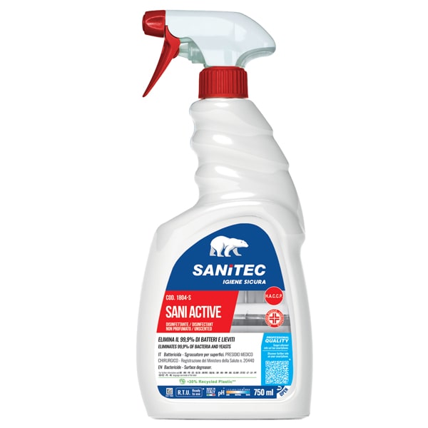 Disinfettante sgrassatore  Sani Active - 750 ml - Sanitec