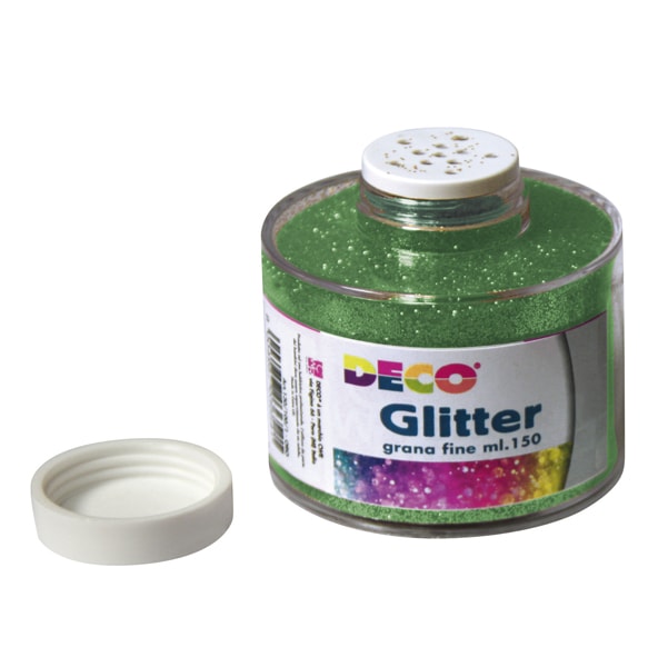 Glitter grana fine 150ml verde CWR