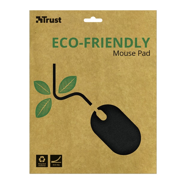 Tappetino ecofriendly per mouse - ecologico - 22x18 cm - Trust
