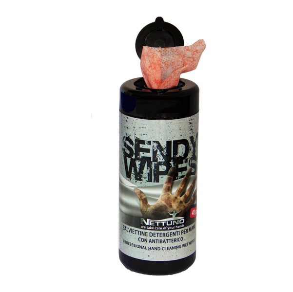 Salviette umidificate Sendy Wipes - tubo 40 pz. - Nettuno