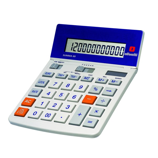 Calcolatrice da tavolo Olivetti Summa 60