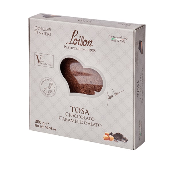 Torta Bonissima - cioccolato e caramello - 300 gr. - Loison