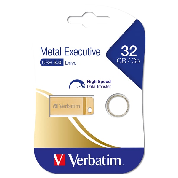 Usb 3.0 Metal Executive Drive - 32 GB - Verbatim